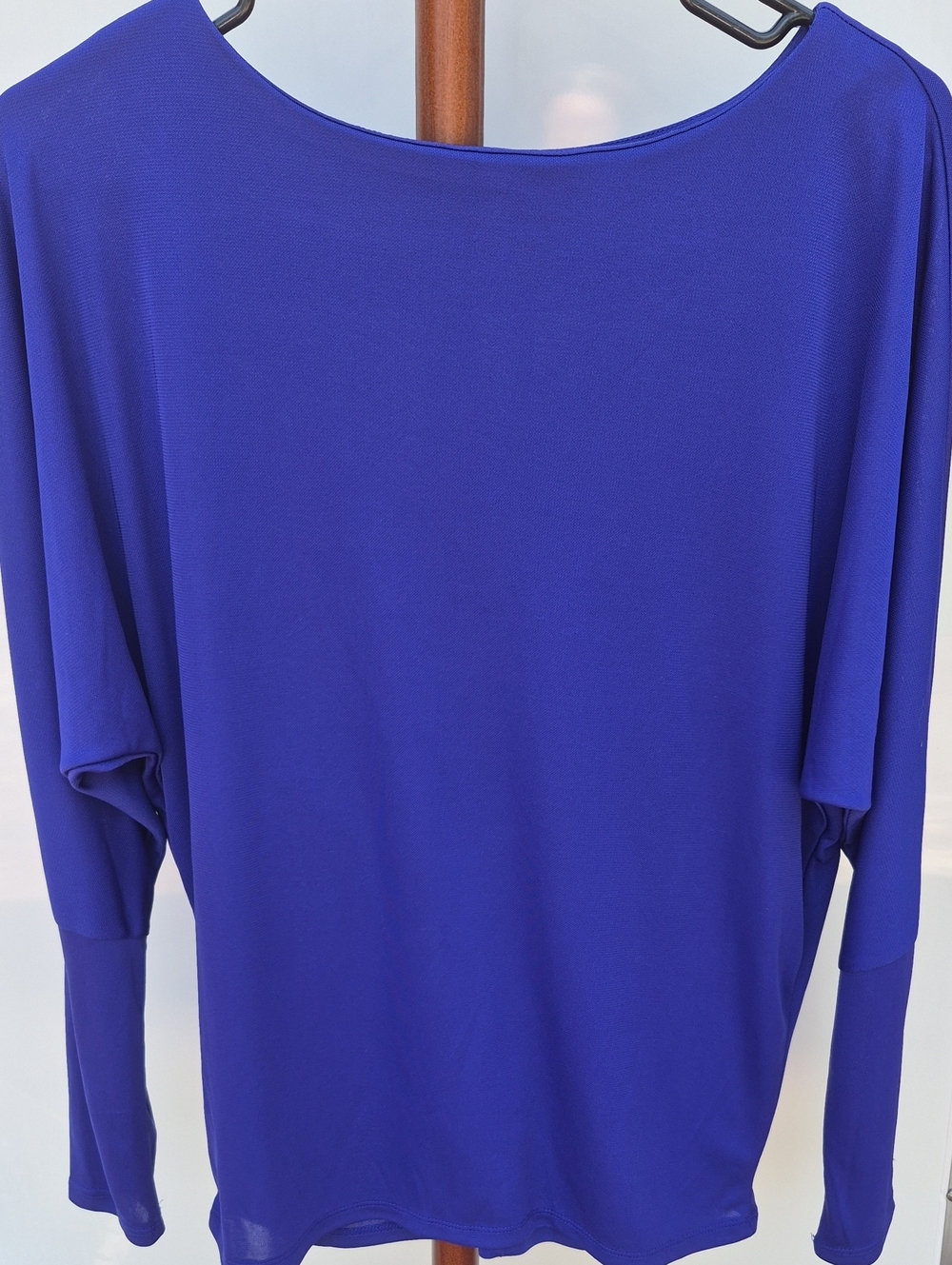 Worthington Royal Blue Long Sleeve Boatneck Top